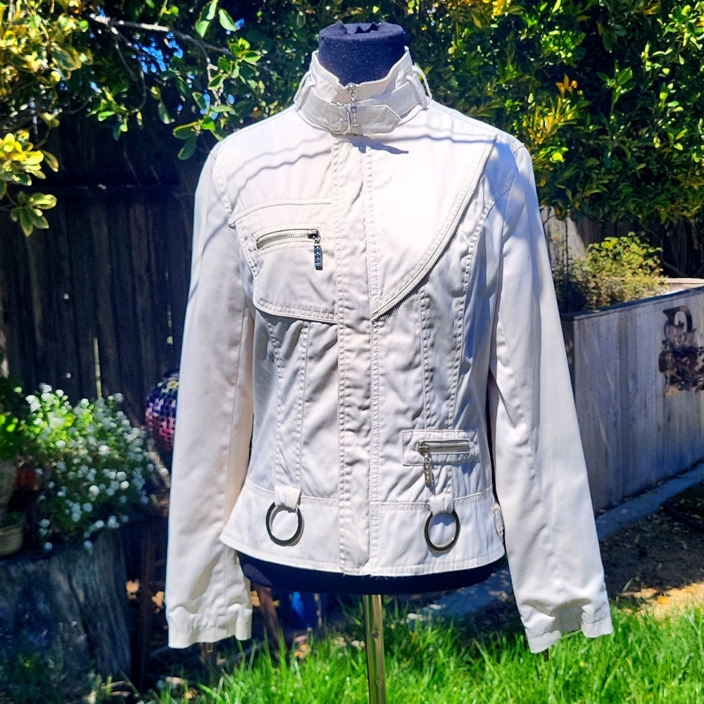 AIJIAMEI Designer jacket - stylish in white - XL